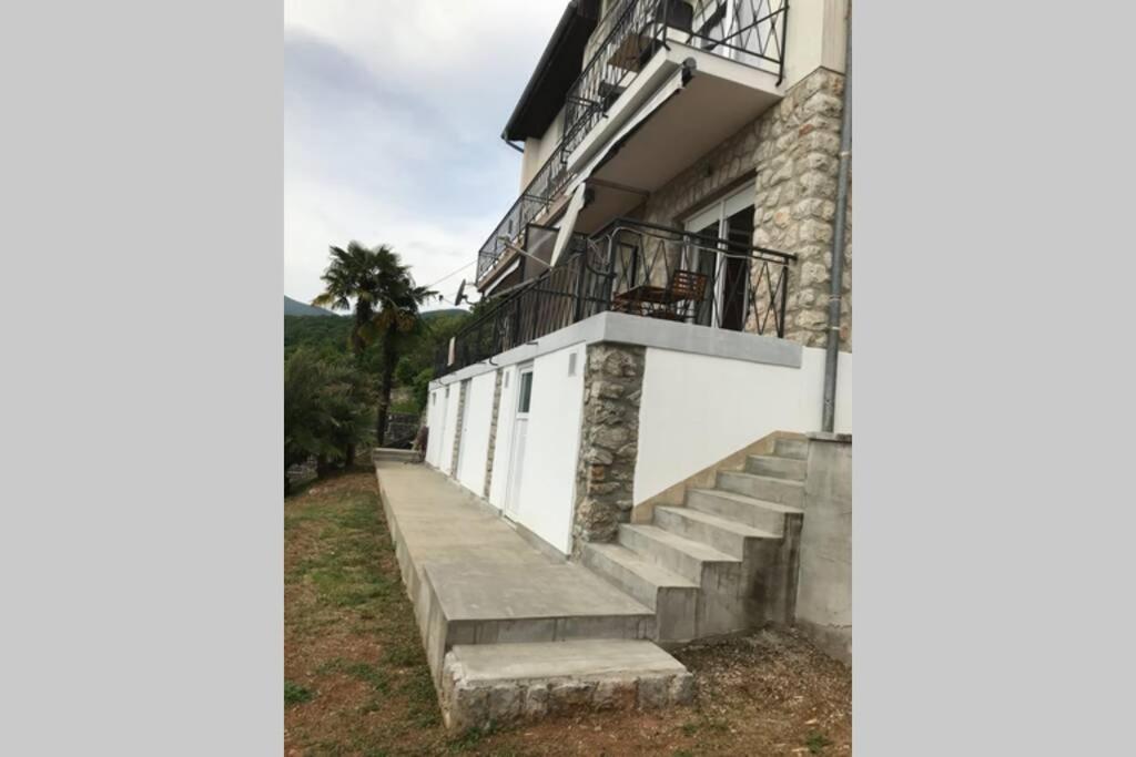 Breathtaking Sea View App For 2+1, Bbq ...... Apartment Opatija Bagian luar foto
