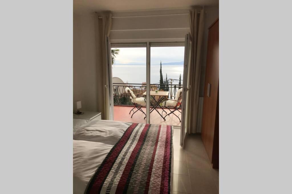 Breathtaking Sea View App For 2+1, Bbq ...... Apartment Opatija Bagian luar foto